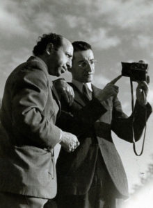 With his brother Malak Karsh, Ottawa, 1940s