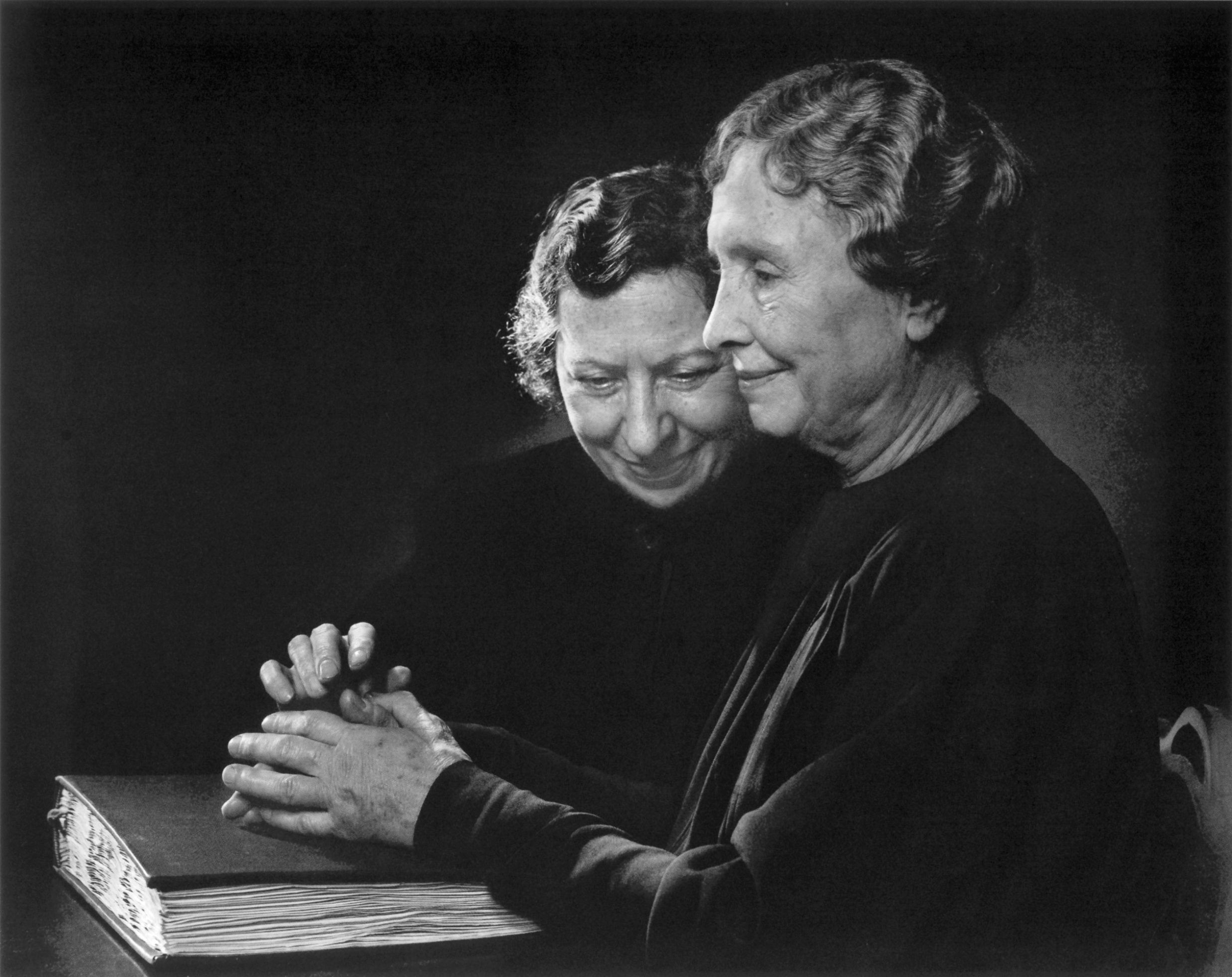 Helen Keller and Polly Thompson